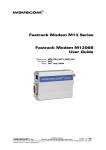 Wavecom FASTRACK M1306B User guide