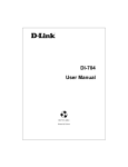 D-Link D DI-707P DI-707P User manual