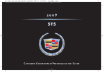 Cadillac 2009 STS System information