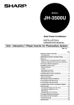 PV Powered 3500 Operator`s manual