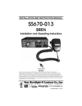 Signal Vehicle Products SS670 Instruction manual
