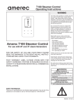 Amerec 3T Operating instructions