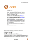 Vizio VHT210 User manual