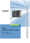 Siemens TC65 Specifications