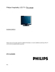 Philips 20HFL3330D/10 User guide