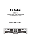 RSQ T-2 User`s manual