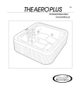 Whirlpool AERO PLUS PortableWhirlpoolSpa Owner`s manual