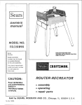 Craftsman 113.251890 Owner`s manual