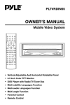 PYLE Audio PLTVRDIN65 Owner`s manual