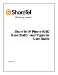 ShoreTel 930D User guide