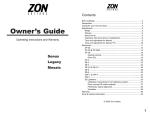 Zon Sonus519 Operating instructions