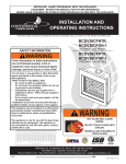 Continental Fireplaces BCDV36CFPTR Operating instructions