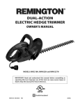 Remington RM4522TH Owner`s manual