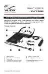 Vuzix iWear AV230 XL User`s manual