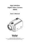Vivitar 980HD User`s manual