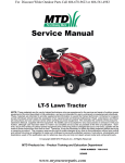 White Outdoor LT-5 Service manual