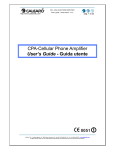 Calearo CPA-Cellular User`s guide