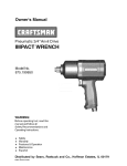 Craftsman 875.199850 Owner`s manual