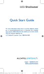 Alcatel One Touch Shockwave User manual