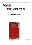 WINEMASTER C50 IN User guide