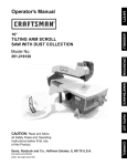 Craftsman 351.216120 Operator`s manual