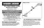 Black & Decker AF-100 Instruction manual