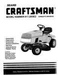 Craftsman 917.256922 Owner`s manual