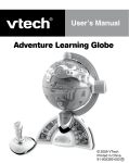 VTech Adventure Learning Globe User`s manual