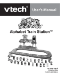 VTech Alphabet Train Instruction manual