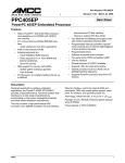 AMCC PPC405 Specifications