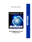 Matrox Millennium II Installation guide