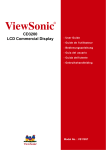 ViewSonic CD3200 Specifications