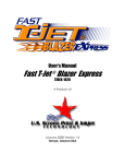 Screen Print & Inkjet BLAZER-EXPRESS TJBEX-1620 User`s manual