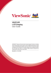 ViewSonic VA2214S User guide