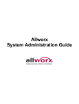 Allworx Server System information