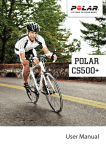 Polar Electro CS500+ User manual