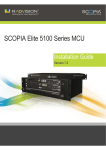 RADVision Scopia Elite 5100 Series Installation guide