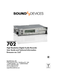 BBE Sound 702 User guide