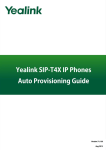 Yealink SIP-T4X User guide