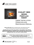 Archgard CHALET 1800 Specifications