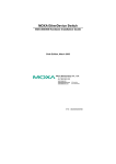 Moxa Technologies ETHERDEVICE EDS-305 Installation guide
