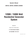 Rheem GEN20B Operator`s manual