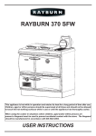 Rayburn 370 SFW Specifications