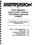 View-Master Interactive Vision Operating instructions