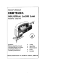 Craftsman 130.27719 Owner`s manual