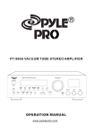 Pyle PT-990A Specifications
