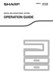 Sharp AR-5516S Troubleshooting guide