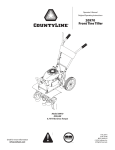 EarthQuake MODEL 3365PS Operator`s manual