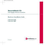 Enterasys C3G124-48P Installation guide