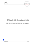 Qlogic SANblade 2300 Series User`s guide